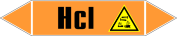 Маркировка трубопровода "hcl" (k11, пленка, 126х26 мм)" - Маркировка трубопроводов - Маркировки трубопроводов "КИСЛОТА" - Магазин охраны труда ohranatruda-shop.ru