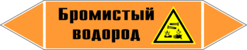 Маркировка трубопровода "бромистый водород" (k14, пленка, 507х105 мм)" - Маркировка трубопроводов - Маркировки трубопроводов "КИСЛОТА" - Магазин охраны труда ohranatruda-shop.ru