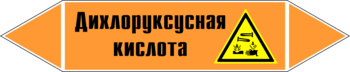 Маркировка трубопровода "дихлоруксусная кислота" (k15, пленка, 126х26 мм)" - Маркировка трубопроводов - Маркировки трубопроводов "КИСЛОТА" - Магазин охраны труда ohranatruda-shop.ru